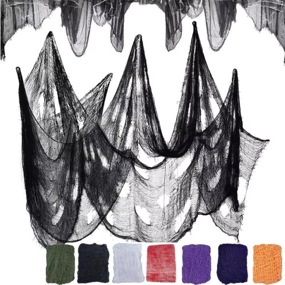 Scary Blood Gauze Cloth Reusable Spooky Mesh Gauze Scene Prop Creepy Gauze Cloth  Secret Room