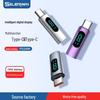 Адаптер Type-C PD100W Быстрая зарядка с OTG и цифровым дисплеем