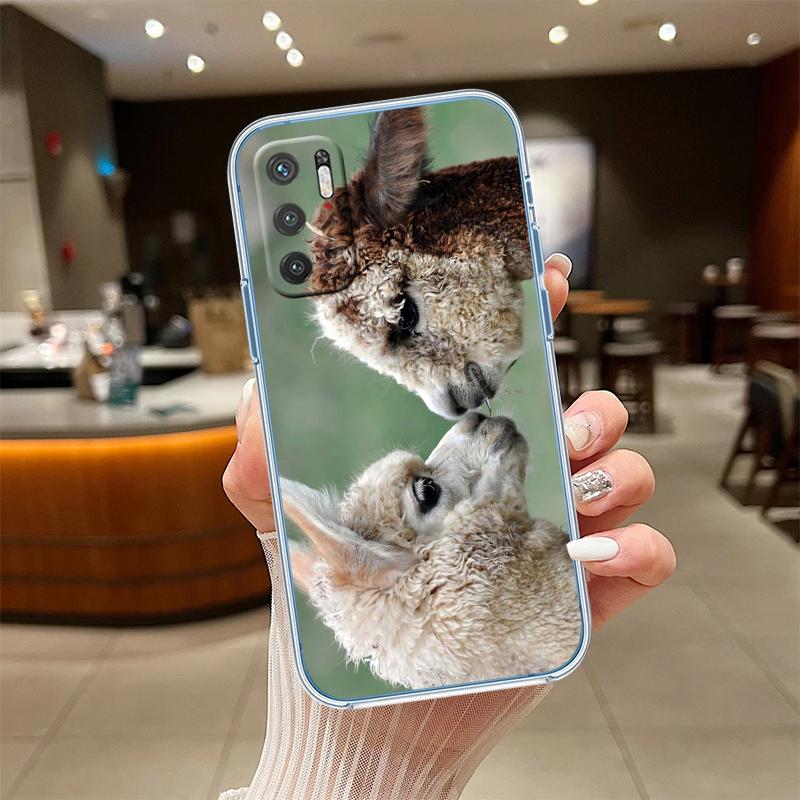 NH5 Alpaca Transparent Phone Case for LG K22 K30 K40 K40S K41 K42 K50 K50S K51 K51S K52 K61 K62 K71 K92 Q60 Q61 V40 V50 V60