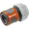 GARDENA Quick Water Connector - Suitable for Ø19 Mm Hose - 1-click Fastening - Power Grip