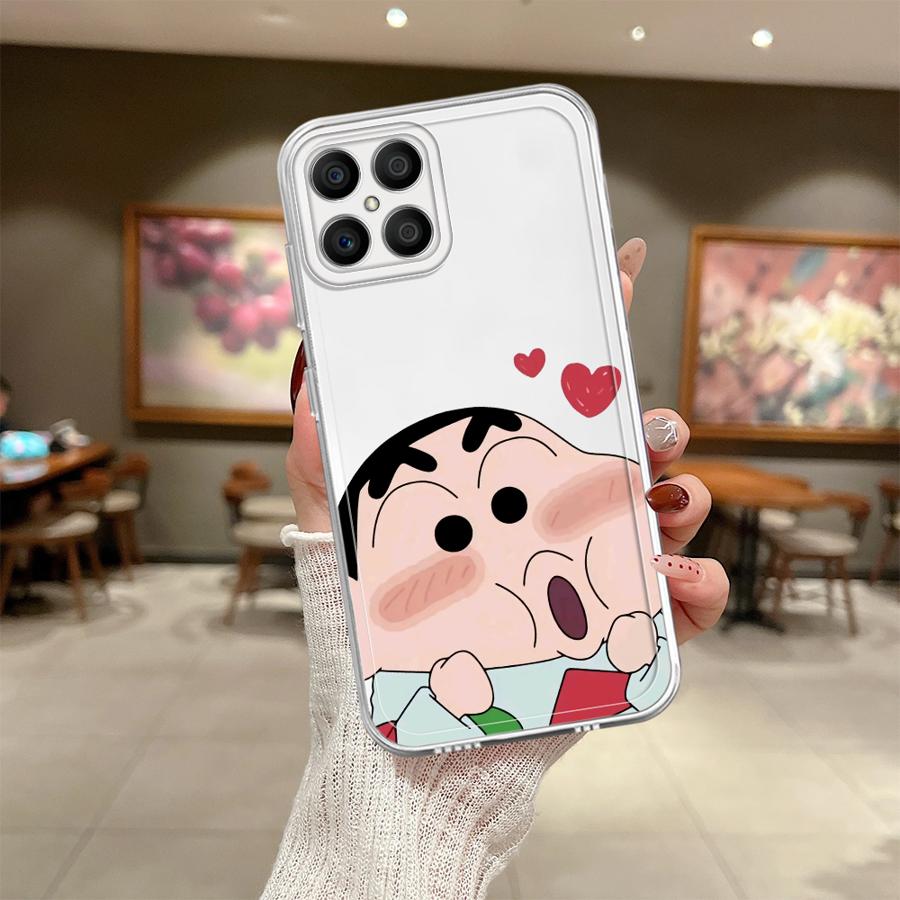 Cartoon Crayons Shinchan Soft Phone Cover Case for Honor X7b X8b 90 Lite X8 X8a X9b X9a