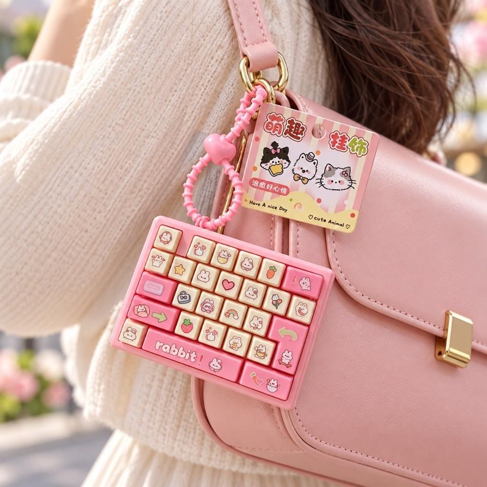 Creative Style Mini Keyboard Pendant Cute Design Keyboard Keychain Popular Pendant