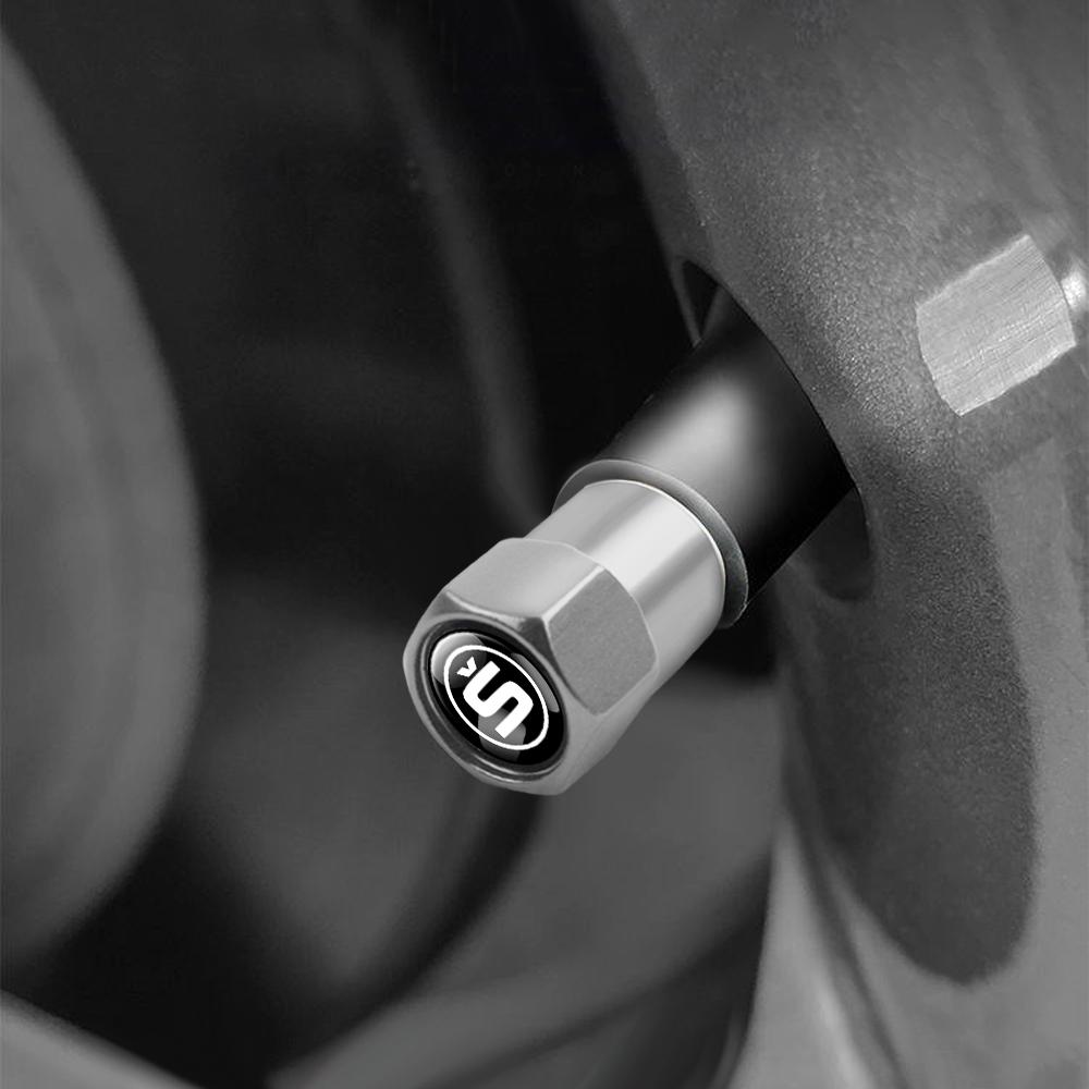 2026 Hot For SKODA 4pcs Metal Car Wheel Tire Valve Caps Stem Case Covers Accessories For Skoda S Kodiaq Octavia A5 2 3 Yeti Karo