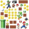RoomMates Наклейка на стену Nintendo Super Mario Собери сцену, отклеивай и приклеивай - RMK2351SCS Многоцветная