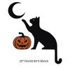 Хэллоуин Креативный Черный Кот Дверной Топпер Дверная Рама Декор Праздничная Атмосфера Кошка Дверной Уголок Декоративный Для Внутренней Уличной Стены