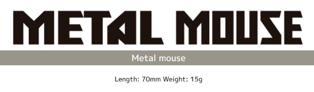 Imakatsu Металлическая мышь 70 мм 15 грамм Плавающая приманка 776 (8476)