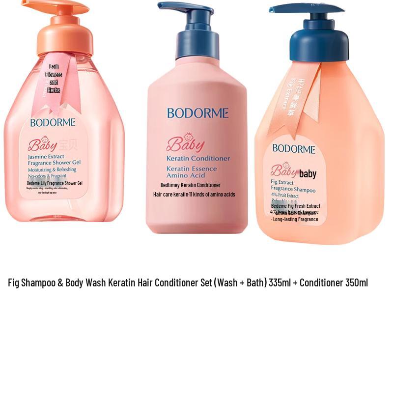 Beidemei Fig Scent Hair Care Trio Set
