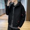 Новые весенние и осенние рабочие куртки с капюшоном, мужские модные свободные повседневные куртки для мальчиков на осень