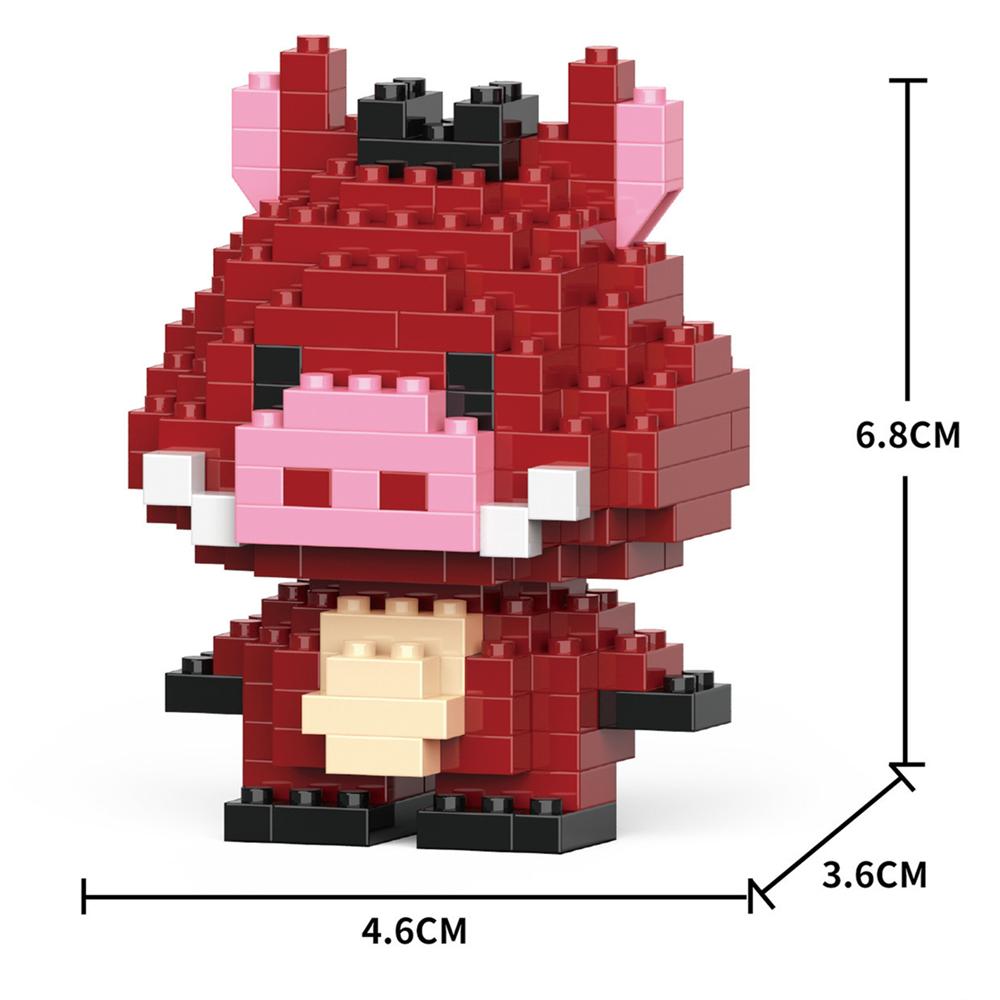 Cartoon Anime Blocks Kuromi My Melody Cinnamoroll Mouse Building Blocks Doll Toy Kids Birthday Gift