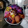 Fnaf Circus 8 Ribs 3Fold Black Glue Uv Protection Umbrella Sun Protection Rainproof Compact Folding Umbrella For Travel Daily Use C924759