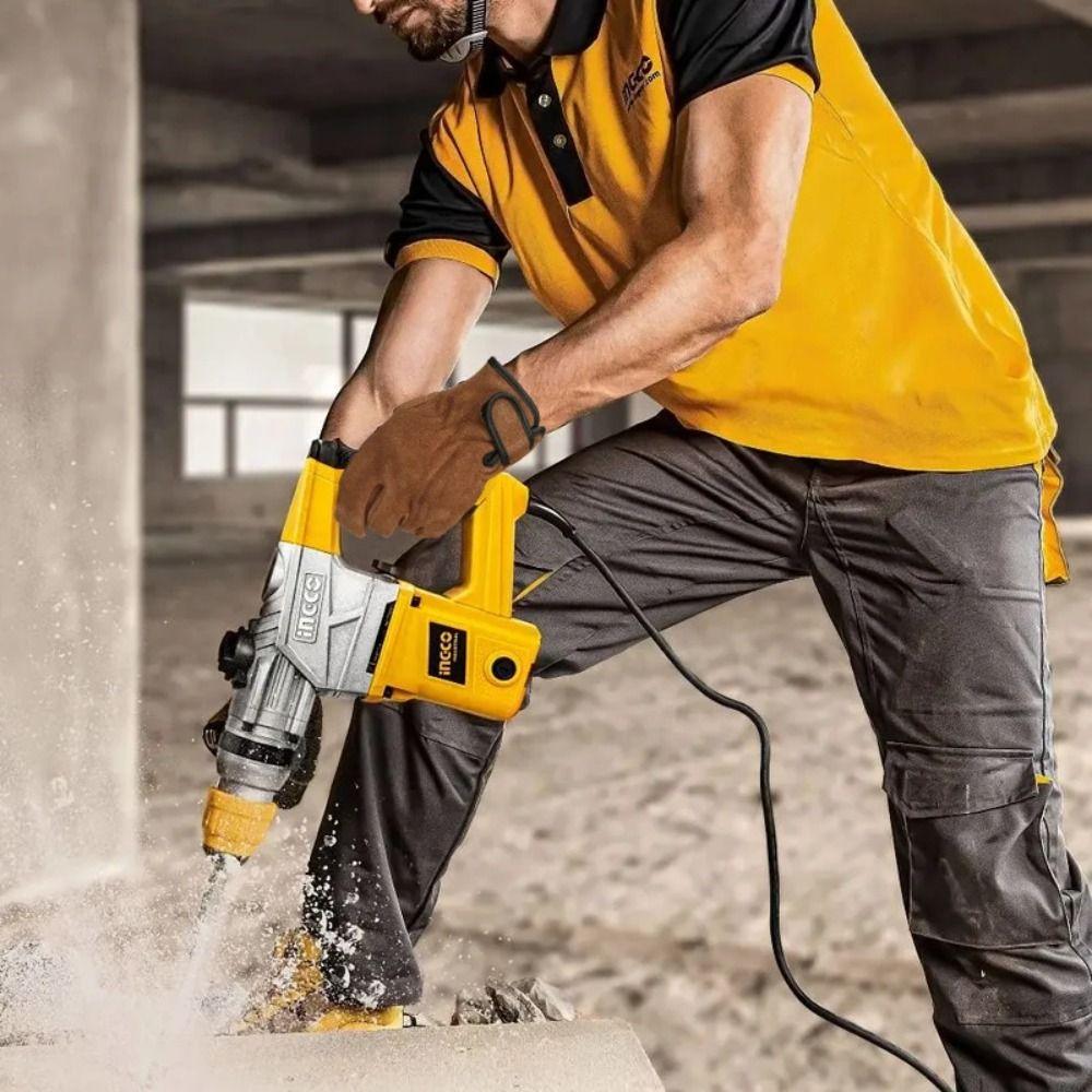 1Pair Leather Cowhide Protective Gloves Hand Protection Labor Protective Gloves Motorcycle