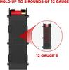 PA66+GF30 12 Gauge  Shotgun Pouch Holster 12G Reloader Pouch High-Impact Ambidextrous 12 Gauge Reloader Up to 10  Shell