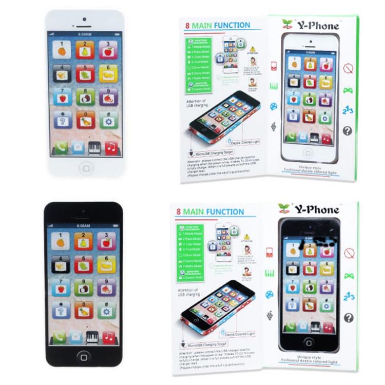 Baby Kid Child Educational Learning Mobile Phone Toy Musical Playing Kit Y-Phone