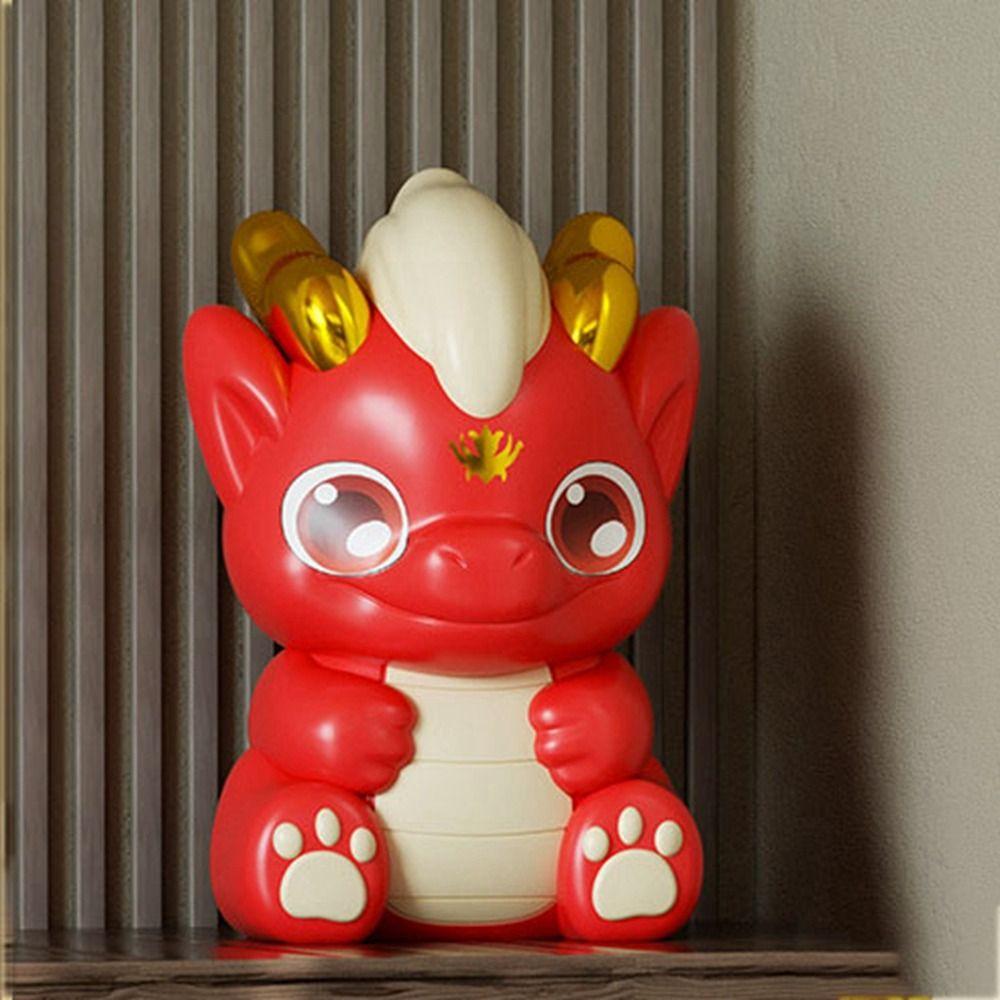 Креативная копилка-дракон большой емкости, яркая маленькая новогодняя копилка с дизайном в виде когтя дракона, милая игрушка-дракон для сбережений на Новый год