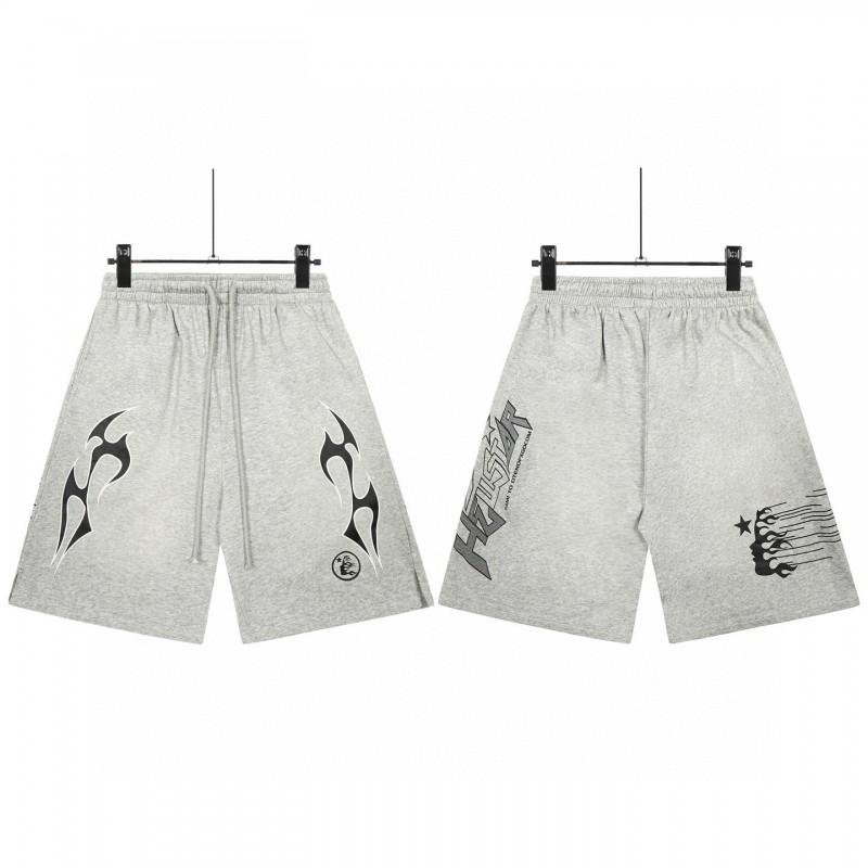 Mens Streetwear Washed Vintage Cotton Shorts Straight Cut Casual Beach Short Pants 2026
