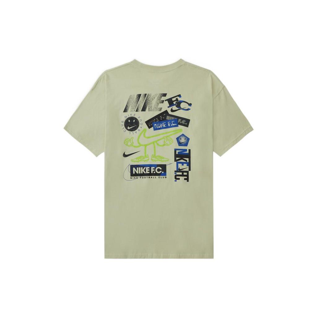 Nike Футболка с коротким рукавом и принтом логотипа, мужская, светло-оливково-зеленая DH7463-371