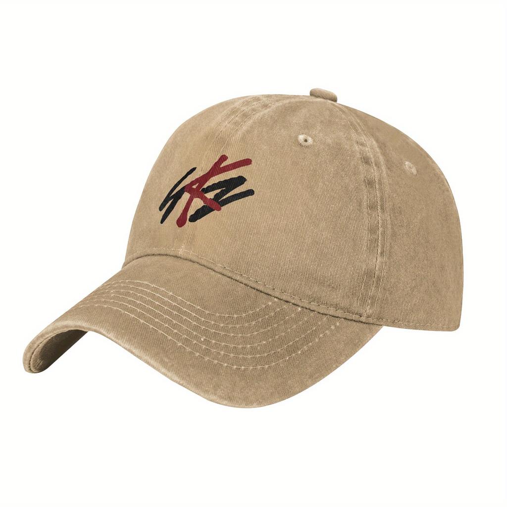 pc SKZ Logo Retro Baseball Cap for Men Women Adjustable Snapback Dad Hat with Iconic SKZ Logo Lightweight Breathable Unise