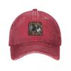 I do not think therefore I do not am  cat meme portrait Baseball Cap cute Visor derby hat Luxury Brand Baseball For Unisex Womens