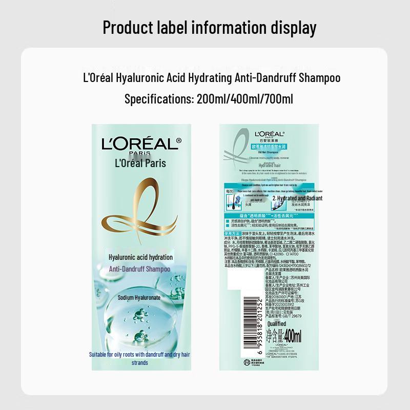 L'Oréal Hyaluronic Acid Anti-Dandruff Shampoo