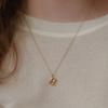 leeENoir Mini Flow Initial Necklace (2color)