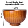 Japanese Style Natural Wooden Bowl Tableware for Fruit Salad Noodle Rice Soup Bowls Kitchen Utensil Dishes Handmade Crafts