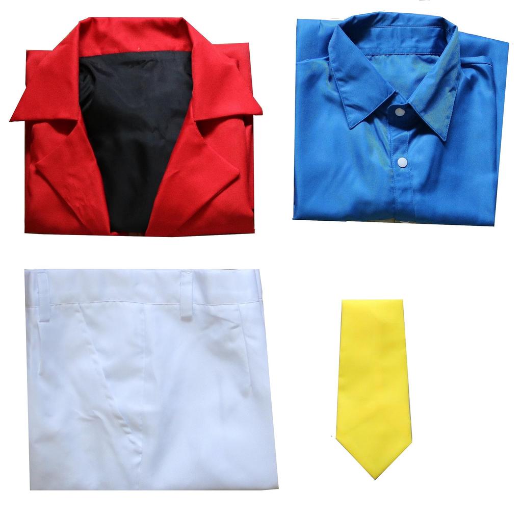 Housaku Phantom Thief 2nd Season Red Jacket Cosplay Costume Suit Adult