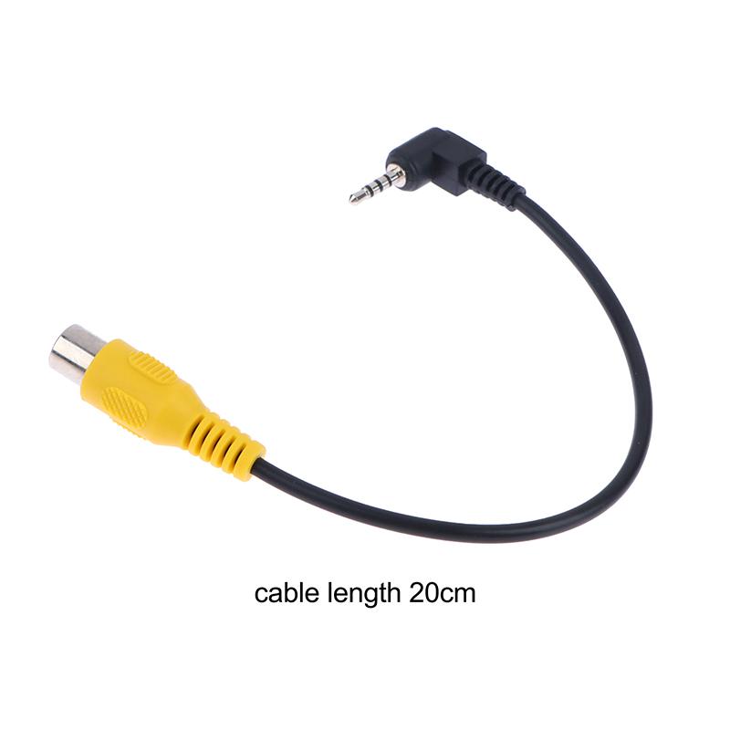 Av In Video Cable Adapter 2.5Mm Av Jack Male Plug To Rca Female Adapter Cable