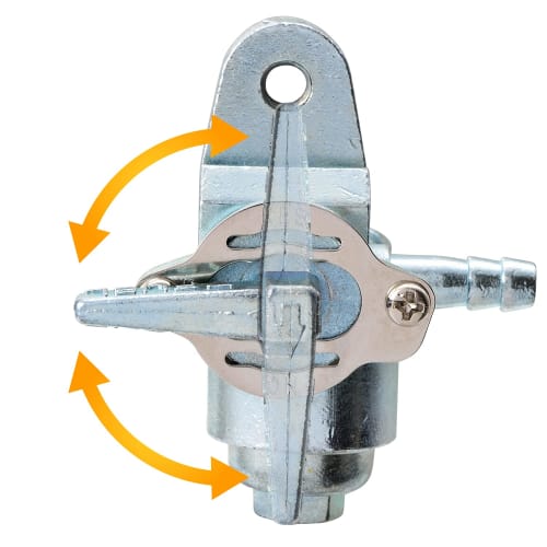 Daytona Motorcycle Fuel Cock Compatible with Hose Inner Diameter 6 3WAY Type Fuel Cock 39253