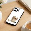Чехол для телефона Goofy Cool Cats с большими глазами для iPhone 17 16 15 14 13 12 Max Plus, силиконовый, черный