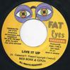 7inch Record ANTHONY RED ROSE & GINJAH - Live It Up NONE Fat Eyes Record Jamaica Reggae, Ska & Dub Used