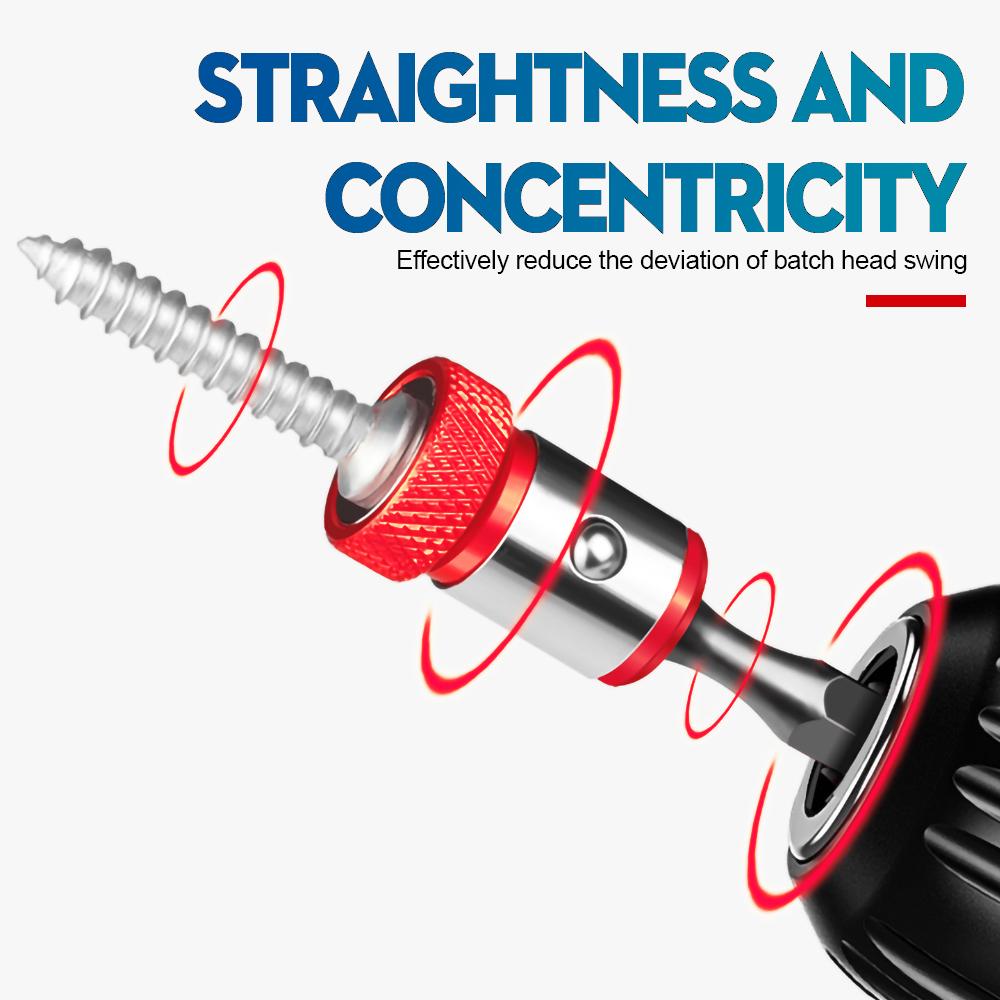 Магнитное кольцо для шурупов Металлическая насадка Сильное магнитное кольцо Держатели для магнитных шурупов для 1/4 дюйма/ 6,35 мм Отвертка Мощные насадки