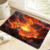 Pokemon Gyarados Ocean Splash Print Non-slip Doormat Soft Floor Mat for Home Decor