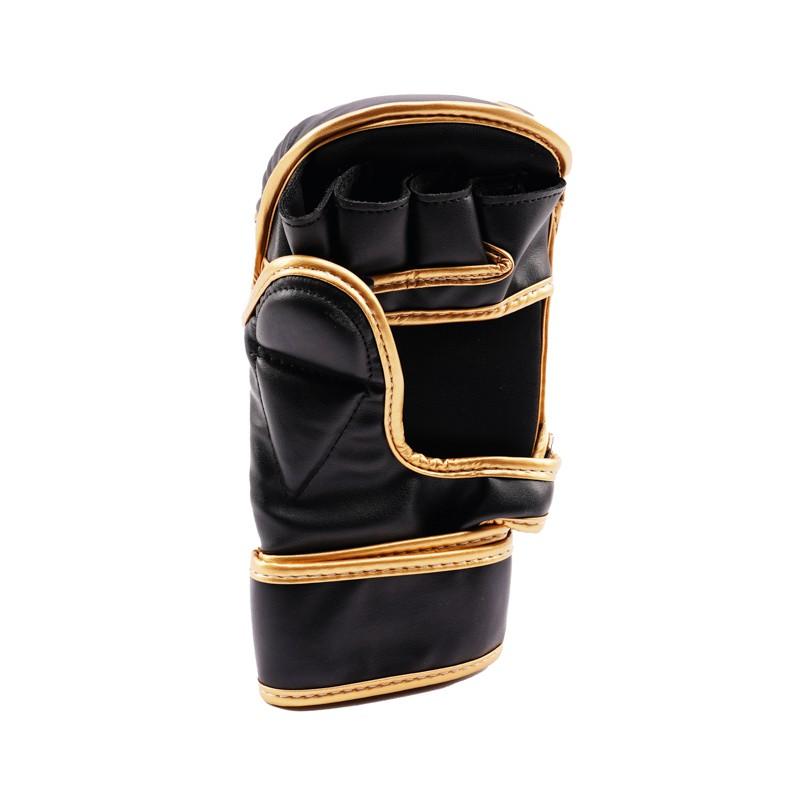 StormCloud Lynx MMA Sparring Gloves Black/Gold 7oz XL