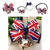Галстук-бабочка Юнион Джек, ошейник для питомца с колокольчиком, идеально подходит для собак и кошек малых и средних размеров
