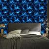 Watercolor Galaxy Navy Blue Wallpaper, Fine Detail 50x1000