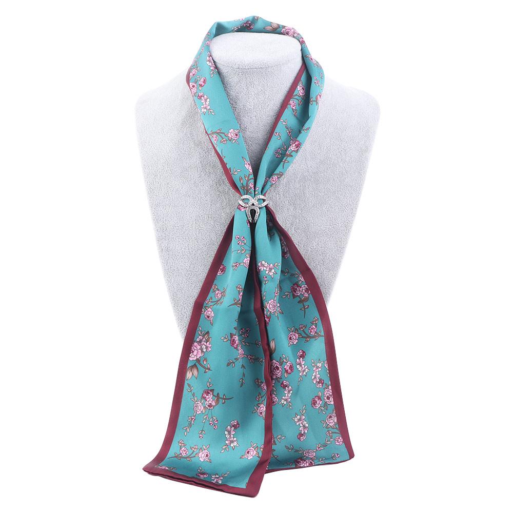 Gift Rhinestone For Girls Cross Hollow Shawl Clip Korean Brooch Pins Scarf Ring Women Scarf Buckle