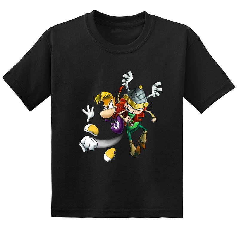 Hot Sale Rayman Legends Adventures Print Funny Kids T-shirt Baby Boys Girls Clothes Summer Children Cotton Short Sleeve T shirt