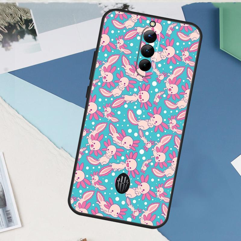 Милый чехол с аксолотлем для ZTE Nubia Red Magic 10S 11 10 9 8 8S 9S Pro Plus 6 7 6S 7S Pro 5G 6R 10 Air