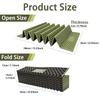 Thickened Egg Crate Foam Sleeping Pad Portable Folding Camp Mat Moisture-Proof Camping Mattress for Outdoor Hiking Picnic Tent