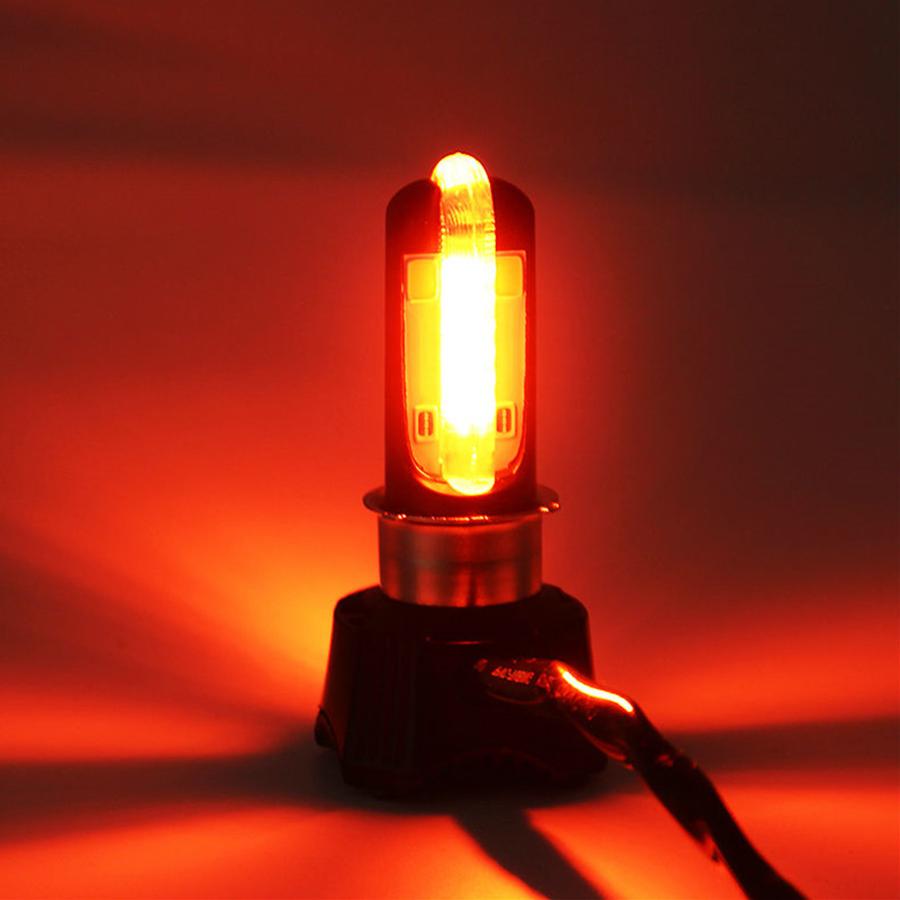 40 Вт 4000 лм Мотоциклетная двухцветная U-образная светодиодная фара Hi/Lo луч ДХО противотуманная фара