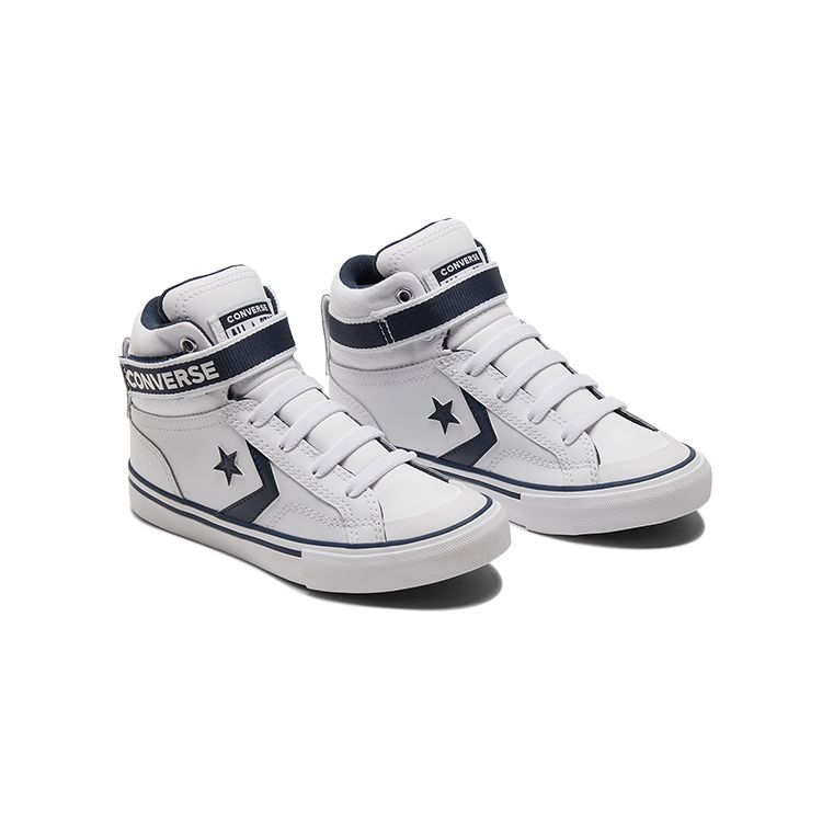 Converse Детские кроссовки Pro Blaze Strap Easy-On High PS Varsity Club Бело-темно-синие A03839C