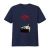Akhlys Brother Sleep Czarna Koszulka Metalowa Vintage Washed Homme Stylish Designer Clothes Soft Streetwear