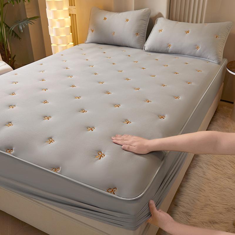 Корейская версия вышивки Матрас из соевого волокна класса А, утолщенный матрас типа наматрасника Simmons, чехол для матраса с полным покрытием.