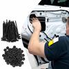 Car cable ties, clips, pins, mounting clips for covers, 200 pcs