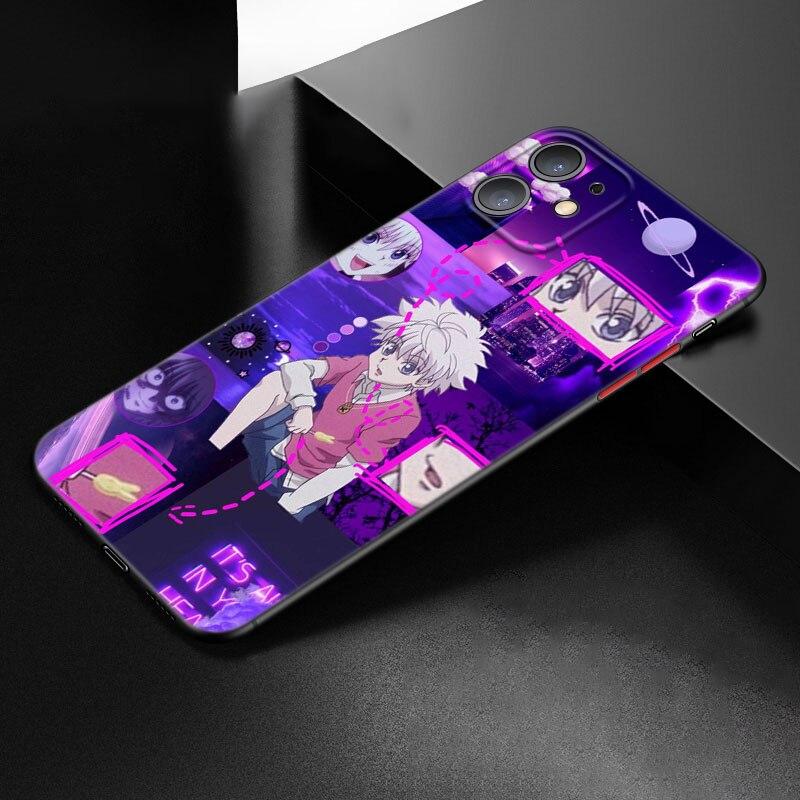 Чехол для телефона «Аниме Hunter x Hunters» для Apple iPhone 12 13 Mini 11 Pro Max XR X XS MAX 8 7 6S 6 Plus SE 5S 5 2020, черный чехол