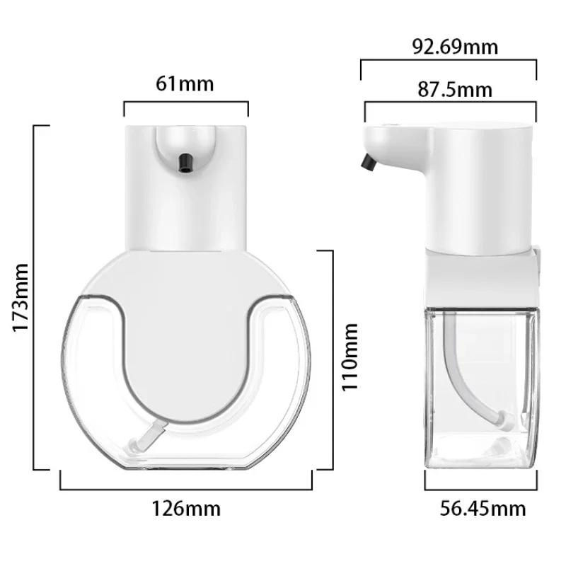Умный дозатор мыла 430 мл, бесконтактный датчик движения, устройство для мытья рук, настенный дозатор жидкого мыла, модель «жидкость/пена»