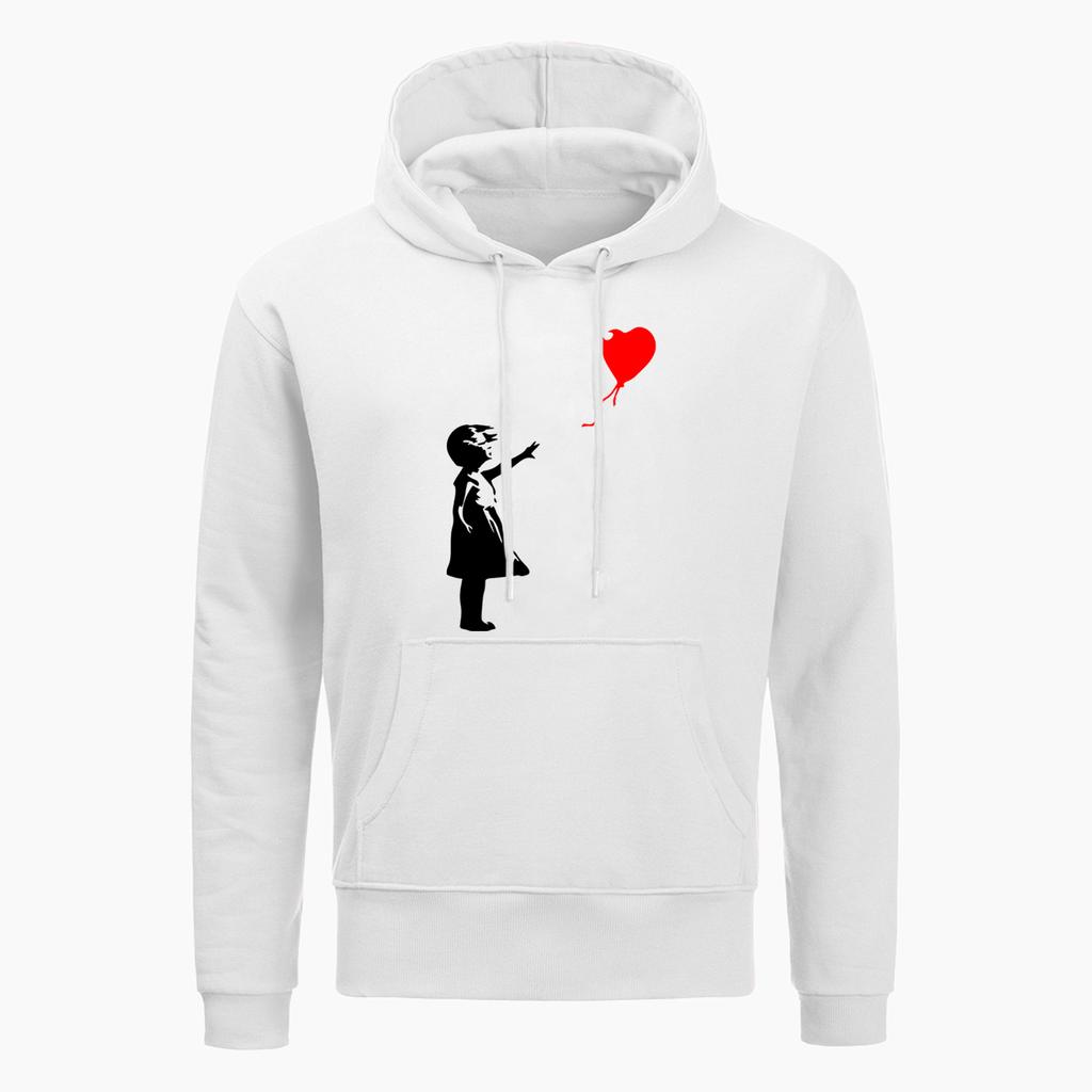 Модные толстовки с капюшоном Balloon Girl Banksy Толстовка осенняя персонализированная куртка хип-хоп мужская уличная толстовка