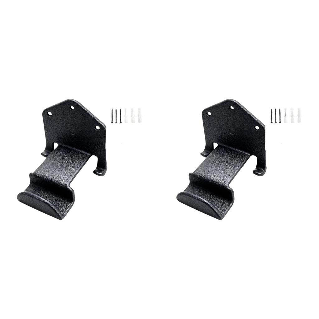 Tool Organizer Rack for Wall Mounting with Metal Sprayer Holder and Rubber Protective Layer to Safeguard Garden Equipment