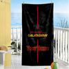Galatasaray Customizable Name Beach Towel Super Soft Microfiber Quickdry Fabric Perfect for Traveling Yoga Camping and Swimming