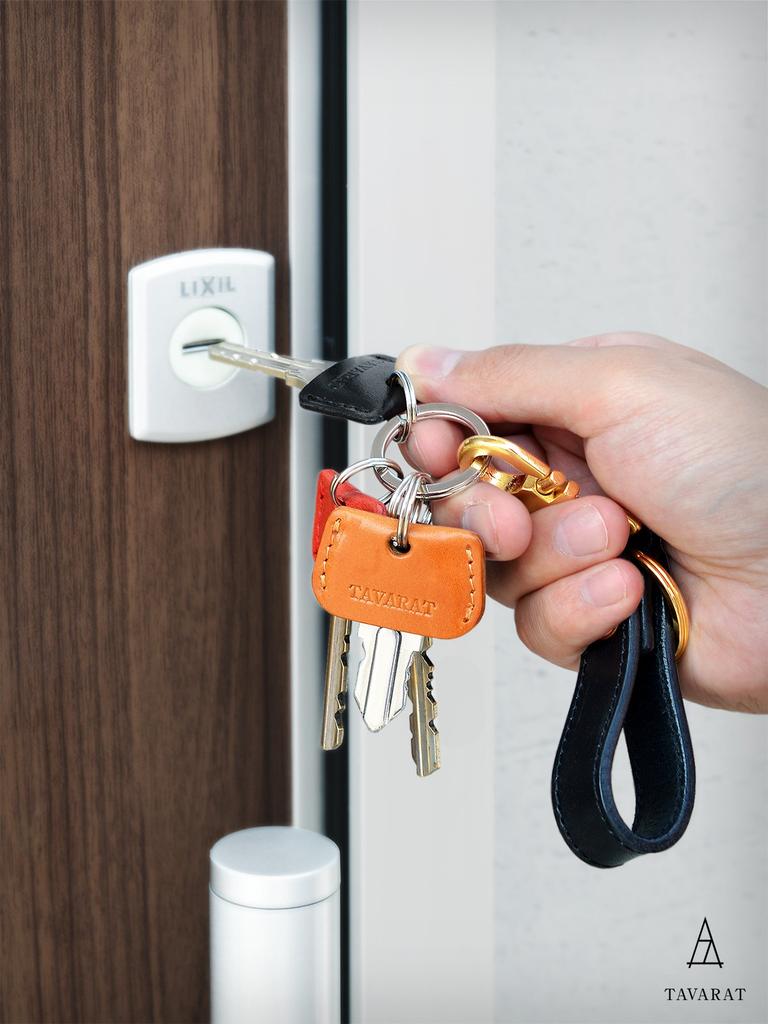 Tabarat Натуральная кожа Ключ Сделано в Химедзи Набор из 4 4 колпачка, Япония, Кожа, (Стандартный размер, Цвета)